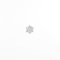 【リメイク】K18YG／ST ダイヤモンドピアス 0．440ct・H・VVS2・FAIR 片耳