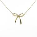 ティファニー ボウ ミニ ネックレス