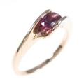 K18PG ガーネットリング