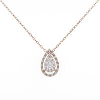 K18PG ダイヤモンドネックレス