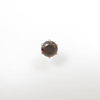 K18PG ダイヤモンドピアス 片耳