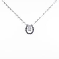 K18WG 2WAY ダイヤモンドネックレス