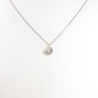 K18WG ダイヤモンドネックレス