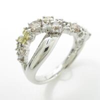 K18WG ダイヤモンドリング