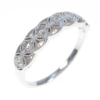 K18WG ダイヤモンドリング