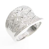 K18WG ダイヤモンドリング