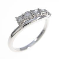 K18WG ダイヤモンドリング