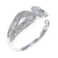 K18WG ダイヤモンドリング