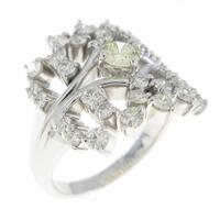 K18WG ダイヤモンドリング