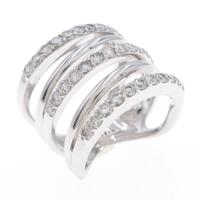 K18WG ダイヤモンドリング