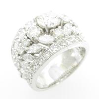 K18WG ダイヤモンドリング 1．023ct・H・SI2