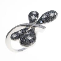 K18WG／K18BG トンボ ダイヤモンドリング