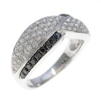 K18WG／K18BG パヴェ ダイヤモンドリング