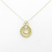 K18YG ダイヤモンドネックレス