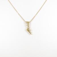 K18YG ダイヤモンドネックレス