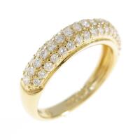 K18YG ダイヤモンドリング