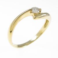 K18YG ダイヤモンドリング