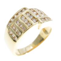 K18YG ダイヤモンドリング