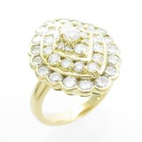 K18YG ダイヤモンドリング