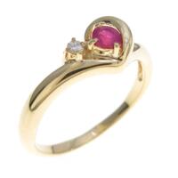 K18YG ルビーリング