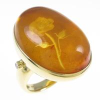 K18YG ローズ コハクリング