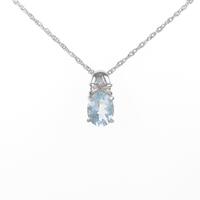 PT アクアマリンネックレス