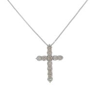 PT クロス ダイヤモンドネックレス