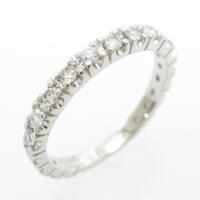 PT ハーフエタニティ ダイヤモンドリング