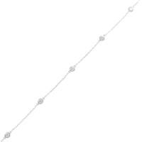 【リメイク】K18WG ダイヤモンドブレスレット