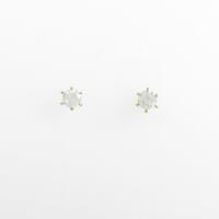 【リメイク】K18YG ソリティア ダイヤモンドピアス