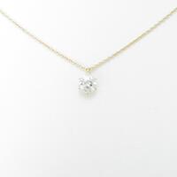 【リメイク】K18YG ダイヤモンドネックレス 0．517ct・H・SI1・GOOD