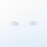 【リメイク】K18YG／ST ダイヤモンドピアス 0．308ct・0．314ct・F・SI2・GOOD