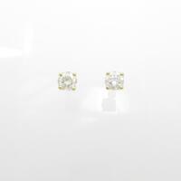 【リメイク】K18YG／ST ダイヤモンドリング 0．316ct・0．333ct・G・SI1・GOOD