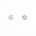 【リメイク】ST／プラチナダイヤモンドピアス 0．634ct・0．658ct・H?I・VS1?2・VG