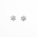 【リメイク】プラチナ／ST ダイヤモンドピアス 0．336ct・0．341ct・E?F・VS2・VG