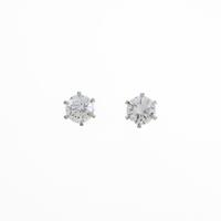 【リメイク】プラチナ／ST ダイヤモンドピアス 0．336ct・0．341ct・E?F・VS2・VG