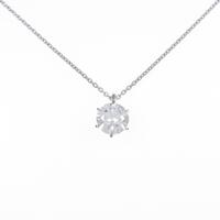 【リメイク】プラチナダイヤモンドネックレス 1．029ct・G・SI1・VG