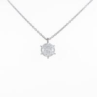 【リメイク】プラチナダイヤモンドネックレス 1．581ct・G・SI2・GOOD