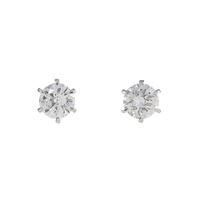 【リメイク】プラチナダイヤモンドピアス 0．303ct・0．339ct・G?H・I1・GOOD