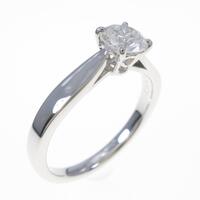 【リメイク】プラチナダイヤモンドリング 0．549ct・F・SI2・EXT H＆C