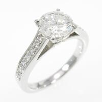 【リメイク】プラチナダイヤモンドリング 1．011ct・F・SI2・G