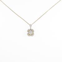 【新品】K18YG ダイヤモンドネックレス 0．301ct・G・SI2・VG