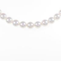 【新品】SV／K14WG 花珠 アコヤパールネックレス・イヤリングセット 桐箱付き