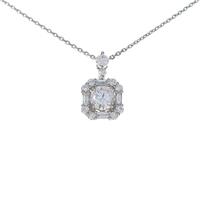 【新品】プラチナ ダイヤモンドネックレス 0．300ct・F・SI2・VG