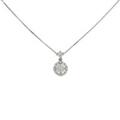 【新品】プラチナダイヤモンドネックレス 0．248ct・G・SI1・GOOD