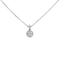 【新品】プラチナダイヤモンドネックレス 0．248ct・G・SI1・GOOD