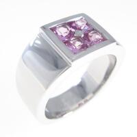 エルメス ピンクサファイヤリング