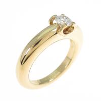 カルティエ Cセッティング リング 0．30ct