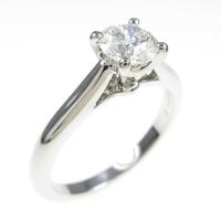カルティエ MKコーフィル リング 0．50ct・H・VS2・3EXT