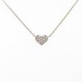 サマンサティアラ ハート ダイヤモンドネックレス